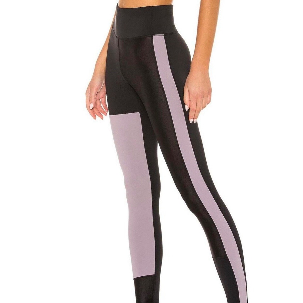 ALALA Colorblock Leggings MEDIUM High Waist Athletic Workout
